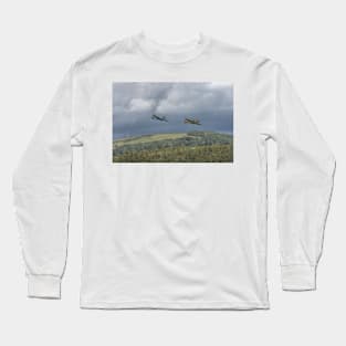 Hurricane and Spitfire Flypast Long Sleeve T-Shirt